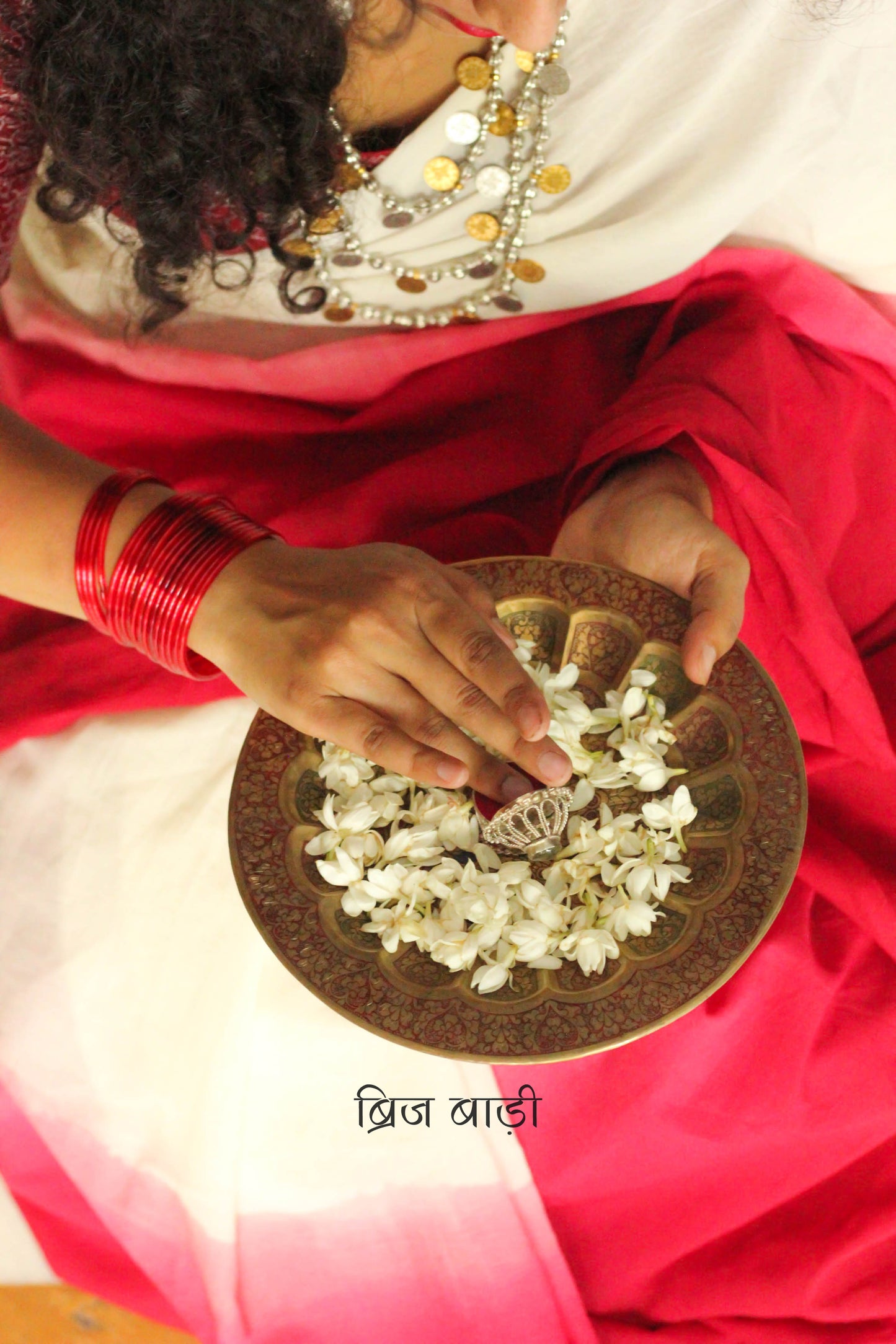 RUKMINI- Handcrafted Mulmul Saree