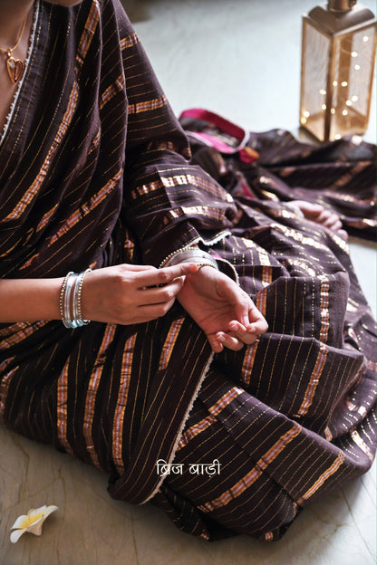 BHOOMI- Handcrafted Mulmul Saree
