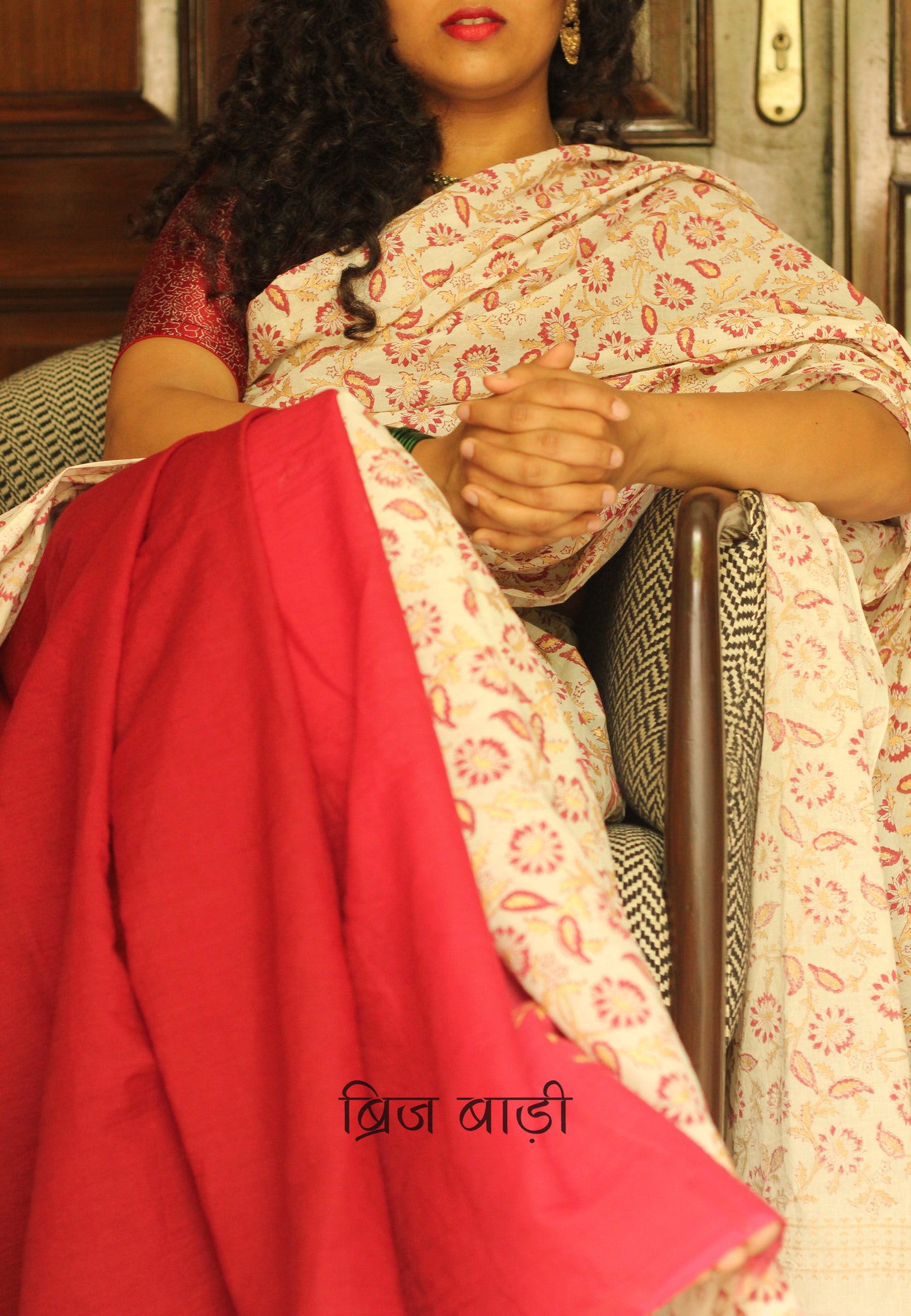 PANCHALI- Handcrafted Mulmul Saree